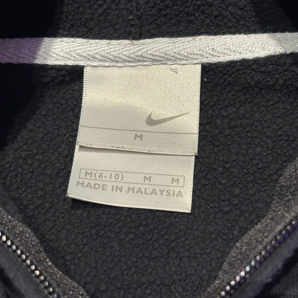 Nike Kids Full-Zip Sportswear Hoodie - Navy - Size Medium (8-10) - Picture 4 of 5